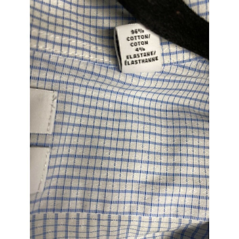Calvin Klein Shirt Size 32/33 15 1/2 Men's Button Down Long Sleeve Dress Shirt - Picture 4 of 5